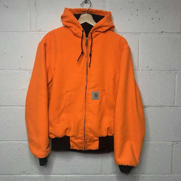 Vintage Carhartt Hooded Active Jacket “Orange Blaze” JRW09